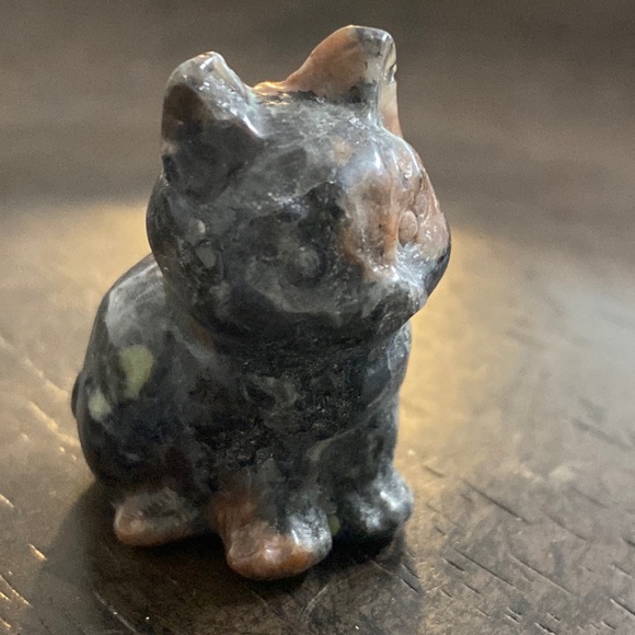 Artisan Other - Stone Carved cat figurine
